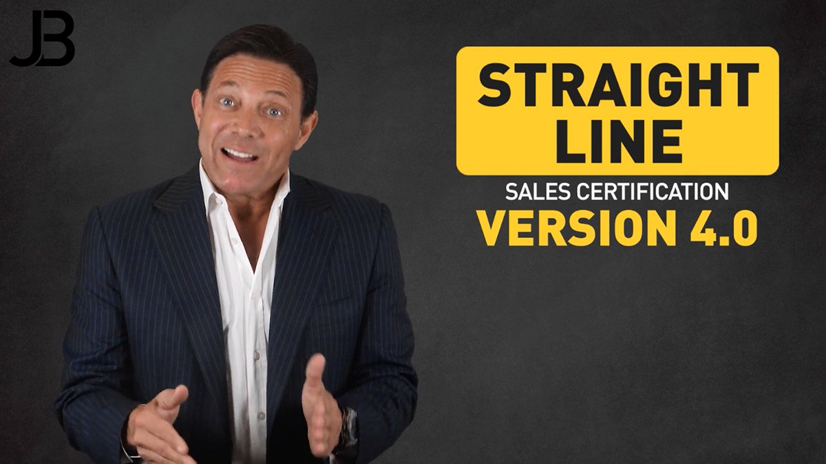 Straight Line Sales Certification - The #1 Sales Training Course